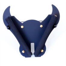 Support de Saxophone Portable en Forme de Tête de Taureau avec Patin en Caoutchouc Antidérapant pour Saxophones Altos