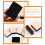 3pcs  Blackboard Erasers for Whiteboards, Efficient Non-Marking Board Cleaner for Educational Use 4