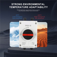PV Solar Disconnect IP66 Waterproof 1200VDC 32A PV System Isolator with M12 Connector