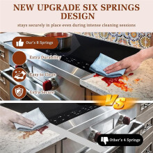 Stove & Counter Top Covers 13.8"-27.6"Oven Side Filler Kit Between, Heat Resistant Slide-in Range Trim Guard