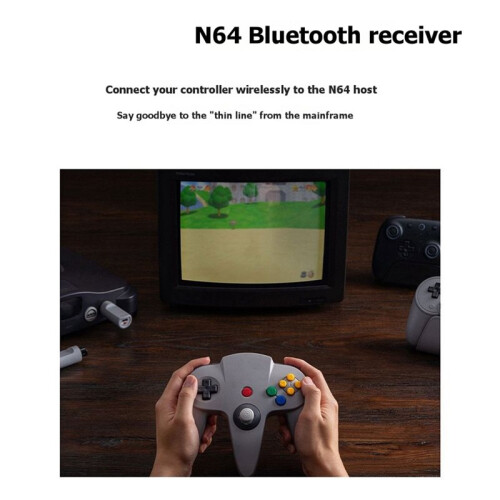 2Pcs N64 Retro  Receiver for N64 Windows for  Series Controller for  Pro PS5/PS4 Game Controllers