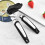2 Abrelatas Manuales con Hoja de Acero Inoxidable, Borde Liso, Resistente, Mango Cómodo 3
