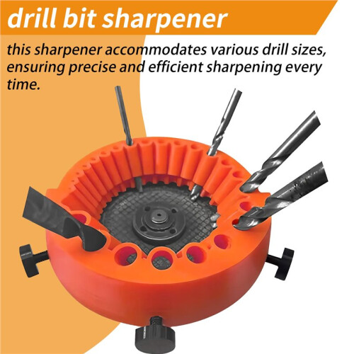 Multipurpose Drill Bit Grinding Sharpener Polishing Grinding Tool 118 Degree Angle Grinder Handheld Drill Sharpener 1PCS 1