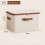 Foldable Linen Storage Box with Lid - Large Capacity Dustproof Organizer for Home 40x30x21cm 8