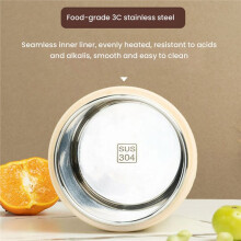 Constant Temperature Breakfast Cup, 304 Stainless Steel, USB Power Bank, Car Heating Cup, Portable Cup for Workers.