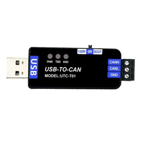 USB to CAN Converter Adapter CAN Bus Analyzer Communication Module CAN 2.0A Protocol Support Industrial Tester 1