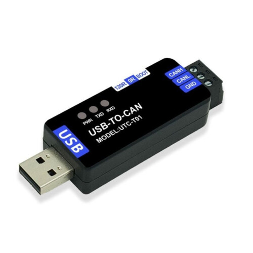 USB to CAN Converter Adapter CAN Bus Analyzer Communication Module CAN 2.0A Protocol Support Industrial Tester 2