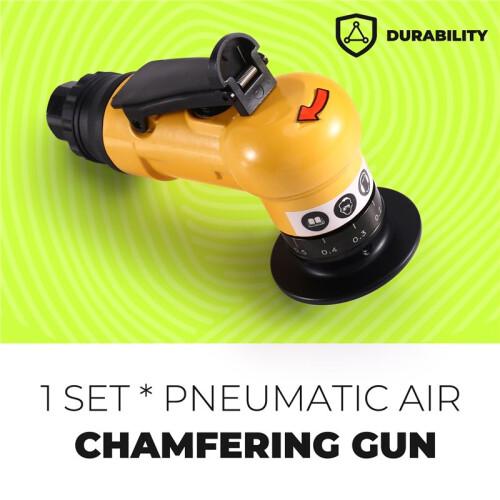 Pneumatic Air Chamfering Gun  Deburring Chamfering Machine Arc Pneumatic Beveling Machine Deburring Trimming Tools 2