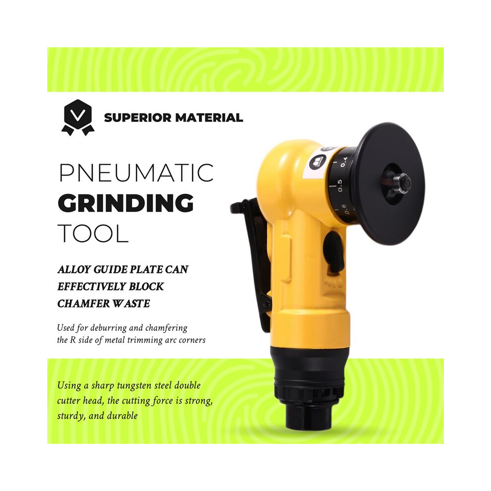 Pneumatic Air Chamfering Gun Deburring Chamfering Machine Arc Pneumatic Beveling Machine Deburring Trimming Tools 4713014764894
