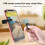 2-in-1 Page Turner Clicker Wireless Remote Control for  E-Reader Phone Camera Shutter & Video Record Trigger 2