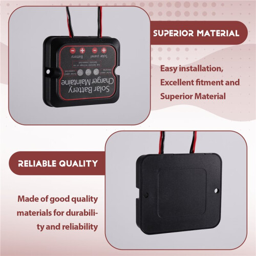 MPPT Solar Charge Controller 12V Waterproof  Portable Solar Panel Controller for AGM Gel Flooded & Lithium Battery 2