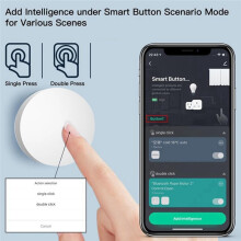 Tuya ZigBee-Geräte: Szenenschalter mit Tasten, Batteriebetrieben, Intelligente Verknüpfung, -Schalter-Automatisierung, Kompatibel mit  Life