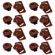 Sliding Door Roller Set 8 Pairs with Guide for Smooth Low Noise Motion and Easy Installation
