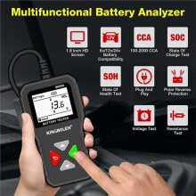 KINGBOLEN BM550 Digitales Kfz-Batterieanalysegerät 6V 12V 24V Kfz-Batterietester Spannungsprüfer 100-2000 CCA Kfz-Diagnosegerät
