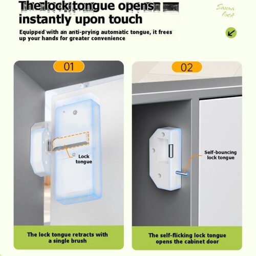 Electronic Combination Locks for File Cabinets Office Touch-Sensitive Locks Home Wardrobe Locks Cabinet Locks 2