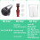 Replacement Parts for Instant Pot LUX80 8QT Includes Steam Release Handle, Sealing Ring, Float Valve, Anti-Block Shield 3
