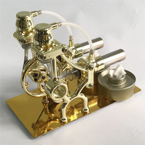 Hot Air Stirling Engine - DIY Micro Model Steam Power Science Generator 2