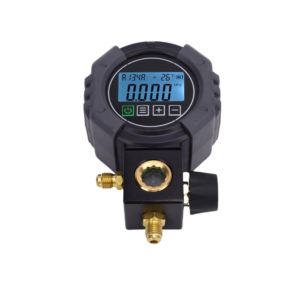 Digital Single Manifold Meter 0-6000 Kpa Ac Hvac Refrigeration Pressure Tester For Diagnostic Testing Maintenance 4712073466633
