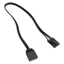 4er-Pack 4-Pin-auf-3-Pin-RGB-Adapter für RGB, Konverter für Standard-5V-3-Pin-ARGB-Lüftergeräte