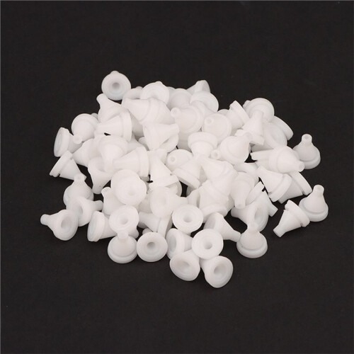 50 Embouts de Rechange en Silicone pour Buses de Douche, Accessoires de Douche, Blanc 1