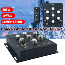 AT-16 6-Way Coax Remote Antenna KIT Convenient Switching 1.8MHz-55MHz 800W PEP Transmission Tool