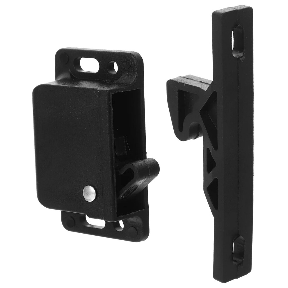 10Pcs Rv Cabinet Latch And Door Catch Kit, Durable Abs Locks For Secure Door Closure And Easy Installation 9073542956211