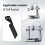 For  A1/A1  Scraper Replacement for  A1 Series 3D Printer Parts Metal Scraping Replacement 2