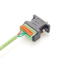Connettore DB9 Femmina Senza Saldatura, da 9 Pin A Morsettiera A Molla, Adattatore A Connessione Rapida DB9.