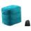 Airplane, High-Speed Rail, and Inflatable Foot Mats, Three-Layer Adjustable Stool Cushions Navy 1