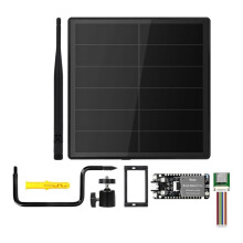 Solar-Powered Dev-Board Kit Waterproof Enclosure for Meshtastic/MeshCore with Mesh Node T114 and GPS Module 915MHz
