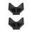 2 Pcs 2-Inch V Stop Roller Boat Trailer Rubber Stop V-Block Black for Yachts and Kayaks 4