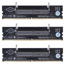 3PCS DDR5 Adapter Card Laptop to Desktop Memory Adapter Card 1.1V U-DIMM Adapter Card with Overcurrent Protection