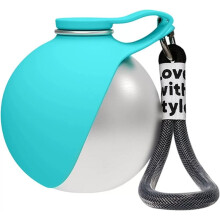 Bouteille D'Eau pour Chien de 285 Ml - Idéale pour les Promenades - Anti-Fuite - Bleue