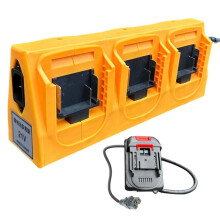 Multi-Slot Battery Converter Adapter for BL1830 BL1840 BL1850 BL1860 Li-Ion Power Tools C