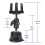 Car Suction Cup Holder Universal Car Radio Telescopic Install Fixed Bracket Transceiver Control Holder 10
