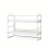 Elegant Wooden Desk Shelf Organizer - Versatile Desktop Bookshelf and Storage Solution White 1