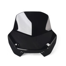 Para-Brisa Alargador para Motocicleta para R 1300 R R1300R R1300r 2025 2026 Preto