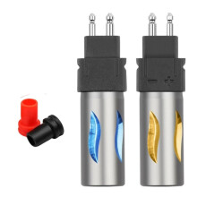 Adaptador de Auriculares de 2 Pines Chapado en Rodio para Auriculares para HD600 HD660S HD660S2 HD650 HD580