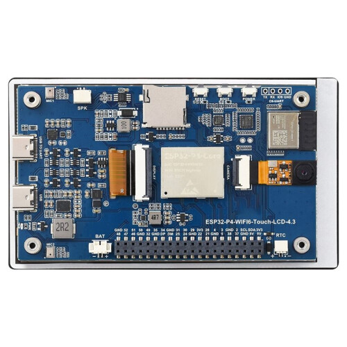 ESP32-P4-WIFI6 5inch Development Board, 720x1280 Resolution, 5-Point Touch, Onboard Audio Codec Chip Wi-Fi 6 BLE 5 2
