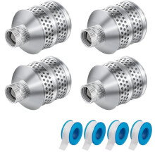 4 Pack Bubbler Sprinkler Heads, 3/4" Internal Thread Aluminum Diffuser Flood Nozzles for Yard and Garden