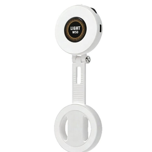 Phone Tablet Magnetic Fill Light Portable Handheld Lighting for Horizontal and Vertical Photography Adjustable Angle