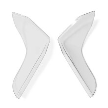Accessoires Moto: Déflecteurs D'Air Latéraux, Aileron, Carénage de Jambe pour PCX160 PCX 160 2025 Transparent