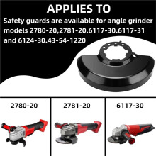 43-54-1220 Angle Grinder Guard,5 Inch Type 27 Wheel Blade Guard Replacement for 2780-20 2781-20 Grinders
