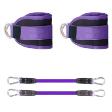 Ankle Straps for Resistance Band Machines - Adjustable and Comfortable Ankle Straps for Resistance Band Machines B