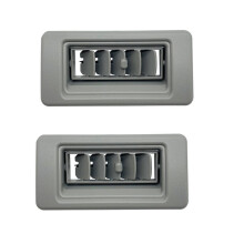 2 Grilles de Ventilation de Toit pour Climatisation MR360996 MR360997 pour Pajero V33 V43 V45 V73 V75 Gris