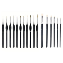 17Pcs Miniature Model Paint Brushes Set for Art, Models, Watercolour, Oil, Acrylic