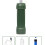 1 Stück -Wasserfilter-Strohhalm für Outdoor-Camping, ABS + PE-Wasserbeutel für Überlebens- oder Notfallausrüstung 5