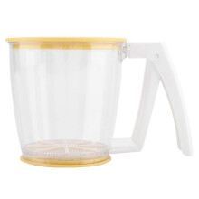 Flour Sifter Efficient Powder Mesh Sieve Baking Tool with Lid for Kitchen Bakers