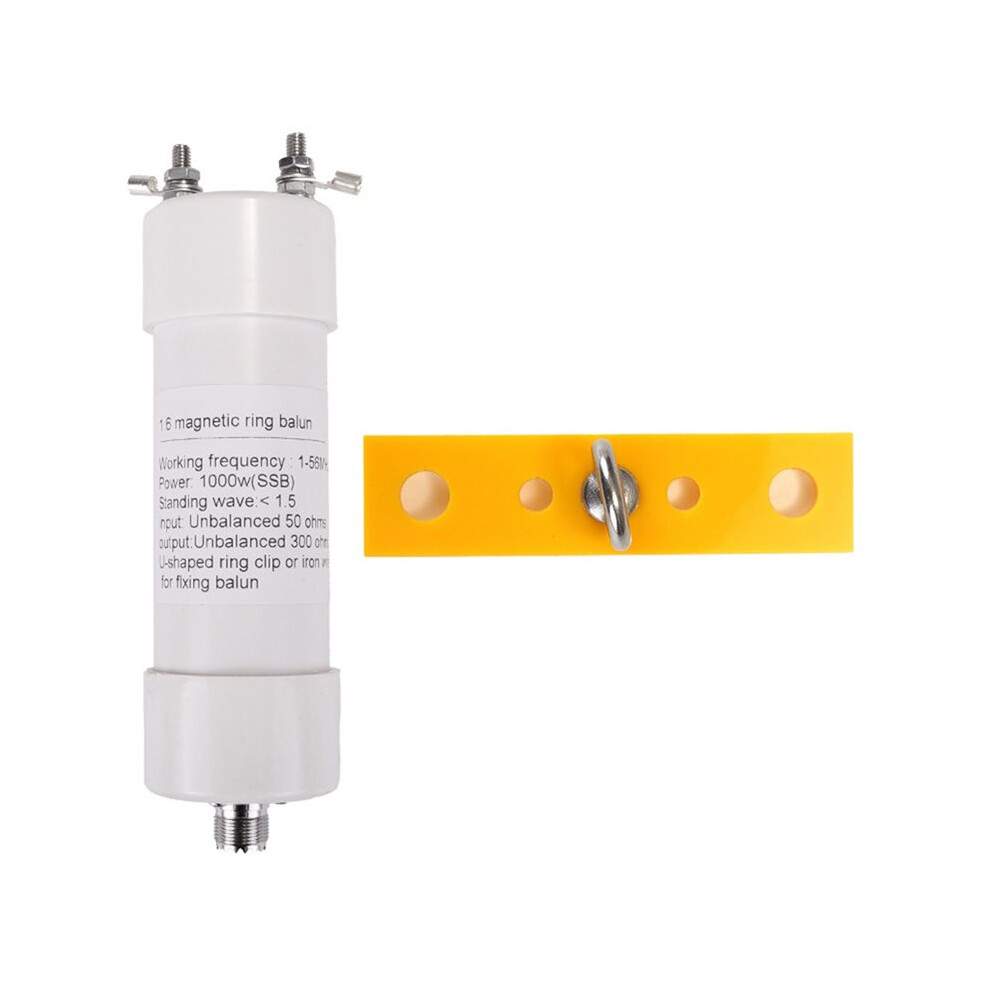 1:6 1000W Balun Antenna 1-56Mhz Input 50Î© To Output 300Î© For Ssb/Cw/Am/Fm/Ft8 6031396596918
