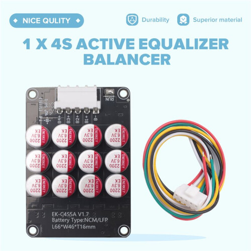5A 3S 4S Active Equalizer Balancer Lifepo4/Lipo/Lto Battery  Capacitor 1
